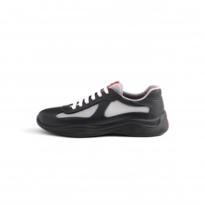 PRADA AMERICA'S CUP SOFT RUBBER AND BIKE FABRIC SNEAKERS 4E6500